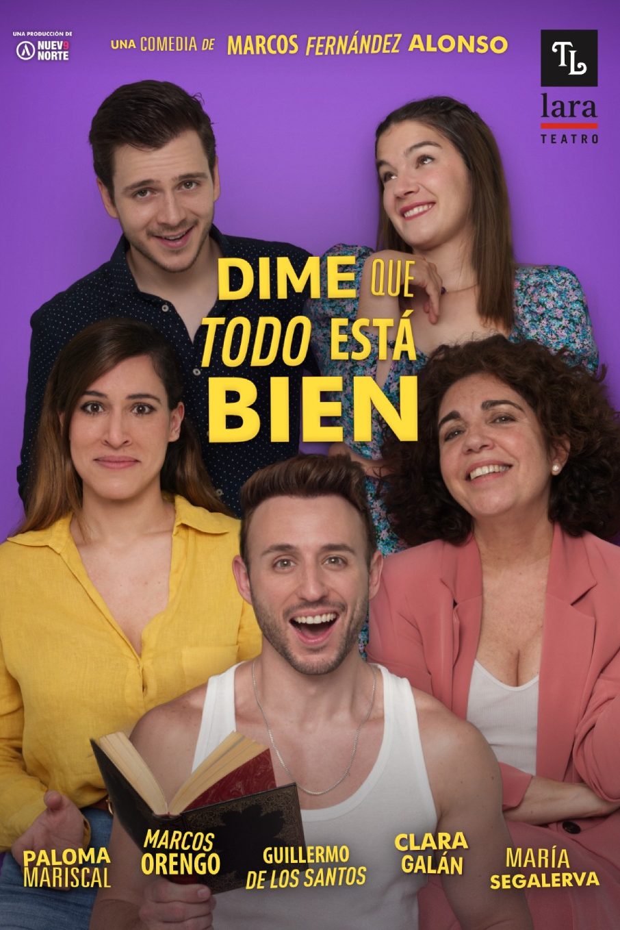 Portada actores obra de teatro comédia