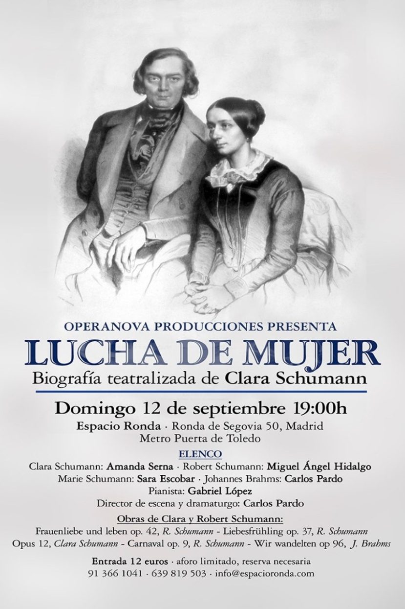 Portada obra de teatro lucha de mujer